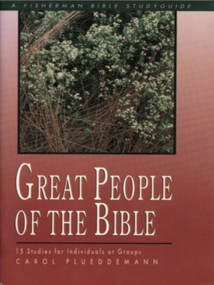 cover image of Great People of the Bible